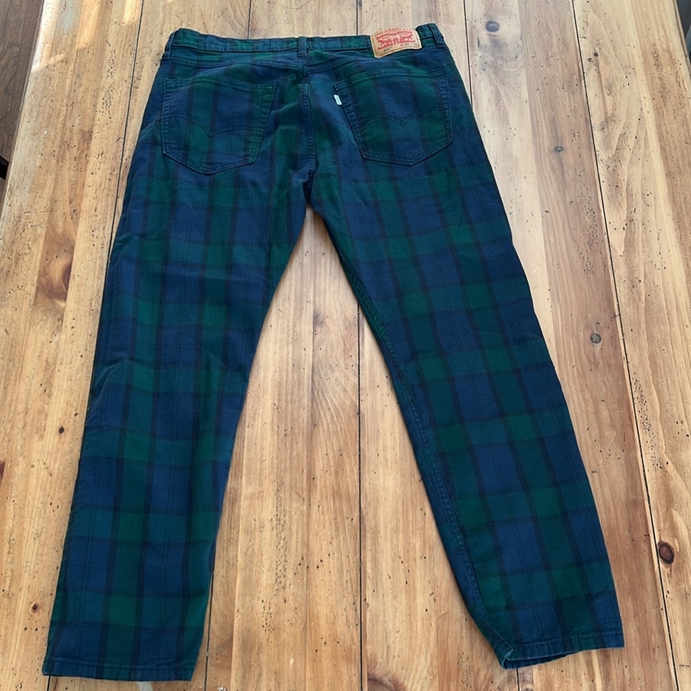 Levi’s 502 Jeans in Plaid green,blue and black 36x32 - Picture 3 of 9